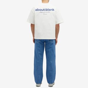 about:blank Box Logo T-Shirt