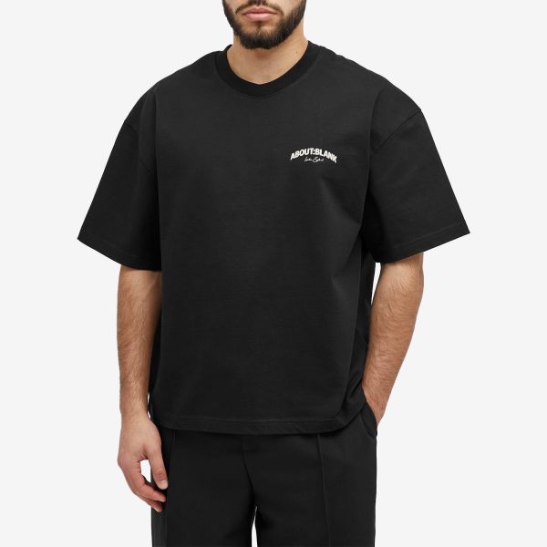 about:blank Arched Logo T-Shirt