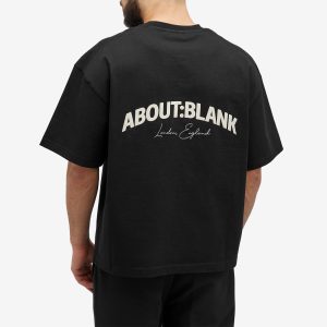 about:blank Arched Logo T-Shirt