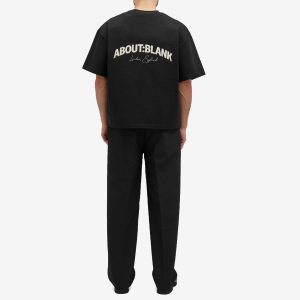 about:blank Arched Logo T-Shirt