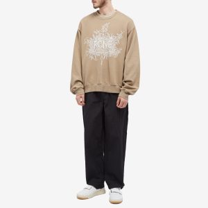 Acne Studios Franzisko Devil Logo Crew Sweat