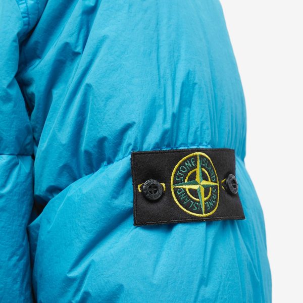 Stone Island Crinkle Reps Hooded Down Jacket