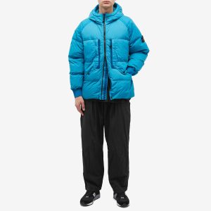 Stone Island Crinkle Reps Hooded Down Jacket