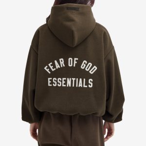 Fear of God ESSENTIALS Brushed Hooded Bomber Jacket