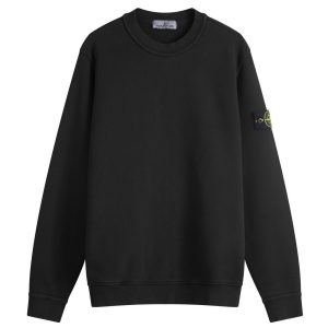 Stone Island Diagonal Fleece Old Effect Crew Neck Sweatshirt