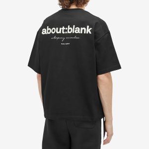 about:blank Box Logo T-Shirt