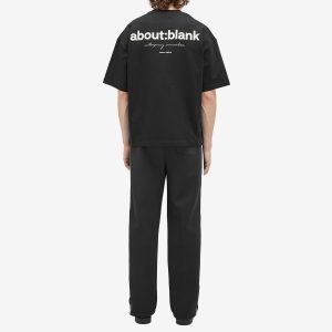 about:blank Box Logo T-Shirt