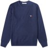 Maison Kitsuné Tricolor Fox Patch Classic Knit