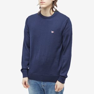 Maison Kitsuné Tricolor Fox Patch Classic Knit