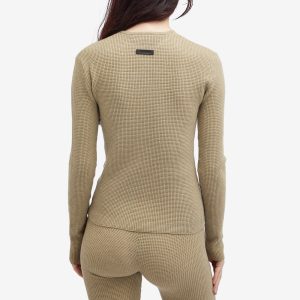 Fear of God ESSENTIALS Waffle Long Sleeve Top