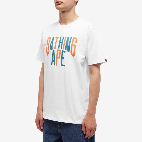 A Bathing Ape Colours Nyc Logo T-Shirt