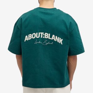 about:blank Arched Logo T-Shirt