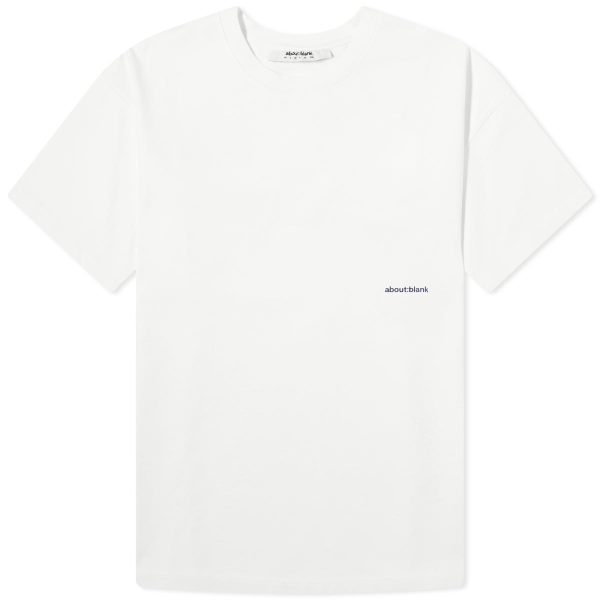 about:blank Box Logo T-Shirt