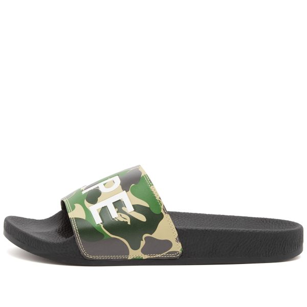 A Bathing Ape ABC Camo Slide