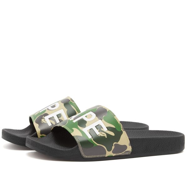 A Bathing Ape ABC Camo Slide