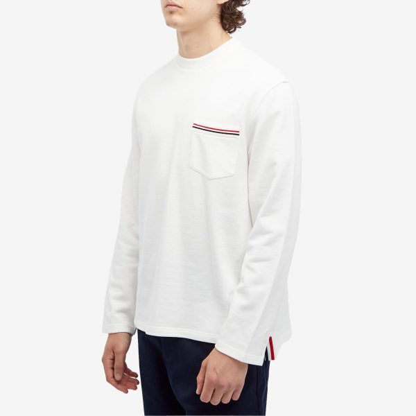 Thom Browne Chest Pocket Crew Sweatshirt