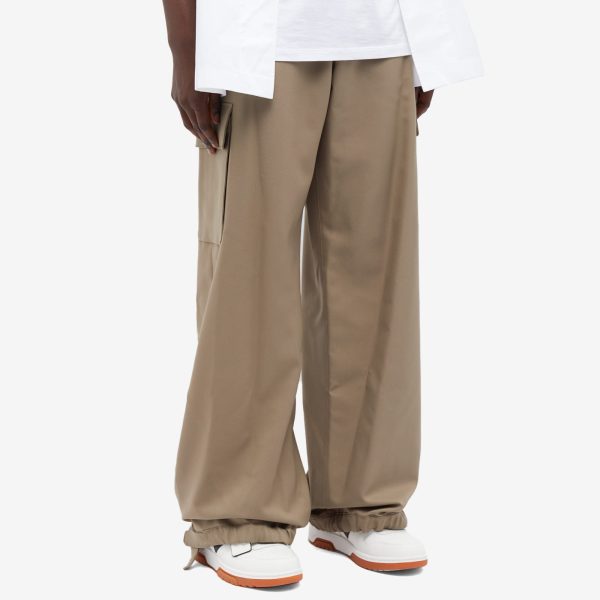 Off-White Drill Cargo Pants