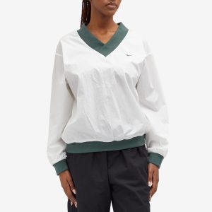 Nike Essential Woven Long-Sleeve V-Neck Top