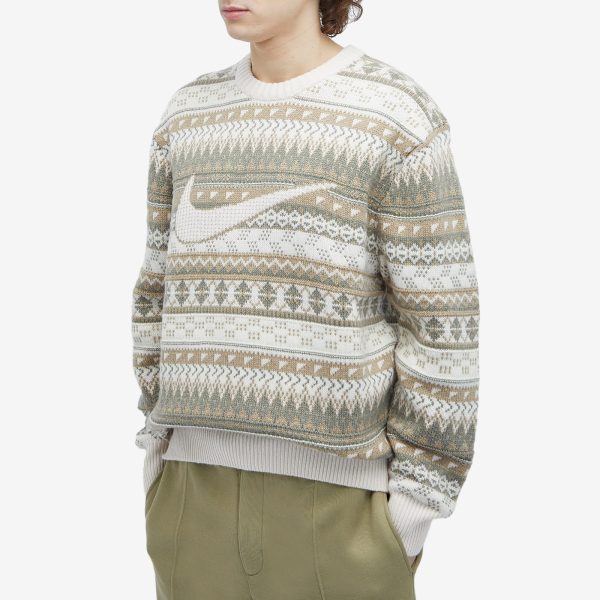 Nike Apparel Life Fair Isle Sweater