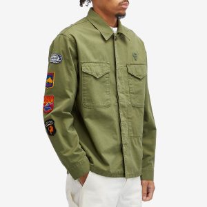 Human Made patched military shirt