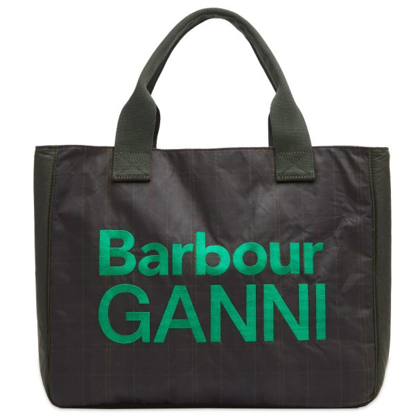 Barbour x Ganni Wax Tote Bag