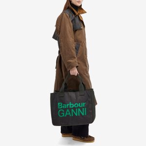 Barbour x Ganni Wax Tote Bag