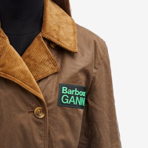 Barbour x Ganni Wax Trench Coat