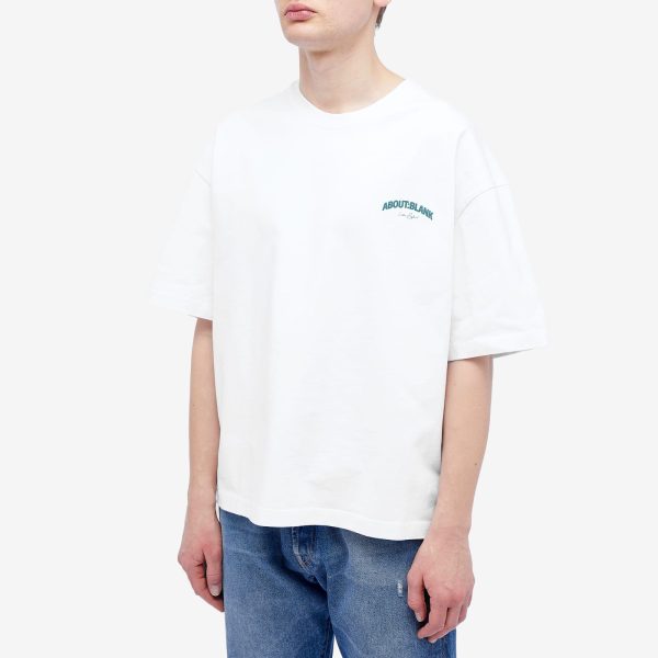 about:blank Arched Logo T-Shirt