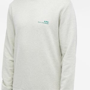 A.P.C. Overdyed Item Logo Crew Sweater