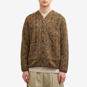 Universal Works Geometric Fleece Cardigan