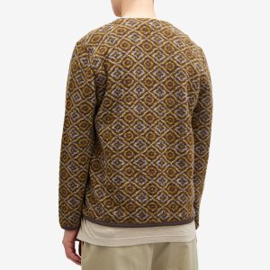 Universal Works Geometric Fleece Cardigan