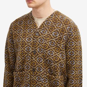 Universal Works Geometric Fleece Cardigan