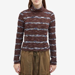 Brain Dead Space Dye Turtlenck Top