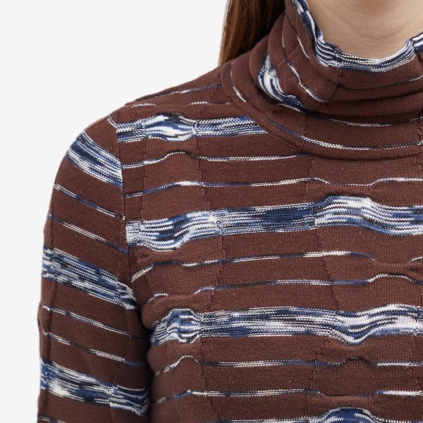 Brain Dead Space Dye Turtlenck Top