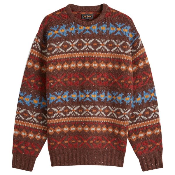 Beams Plus Fair Isle Jumper