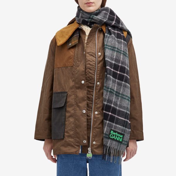 Barbour x Ganni Tartan Scarf