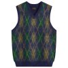 Beams Plus Mohair Argyle Vest