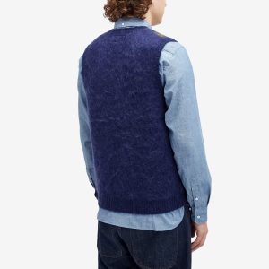 Beams Plus Mohair Argyle Vest