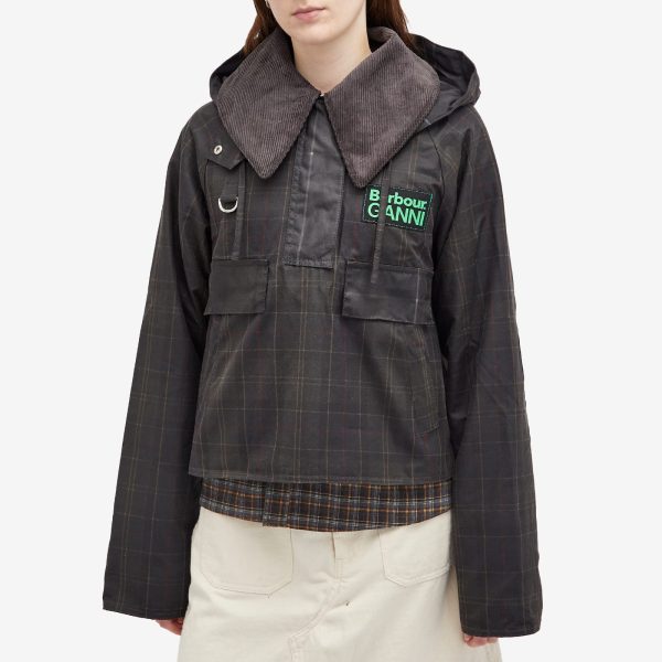 Barbour x Ganni Wax Anorak