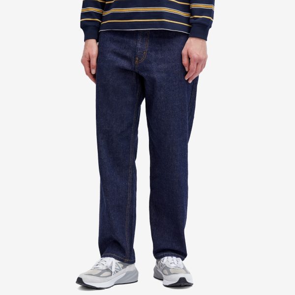 Beams Plus 5 Pocket Wide Denim Jeans