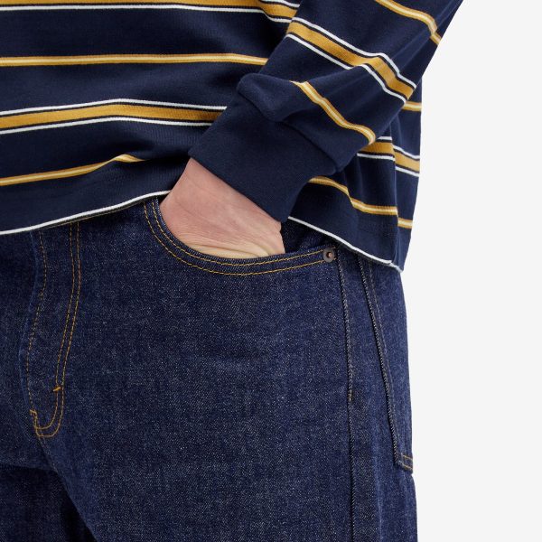 Beams Plus 5 Pocket Wide Denim Jeans