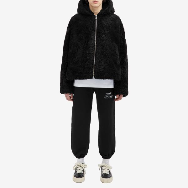 Cole Buxton Shearling Zip Hoodie