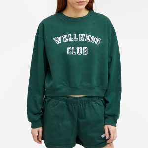 Sporty & Rich Wellness Club Cropped Sweat