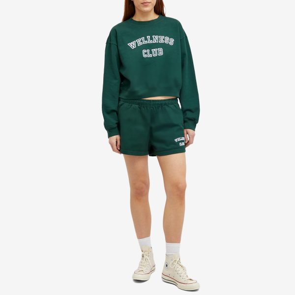 Sporty & Rich Wellness Club Cropped Sweat