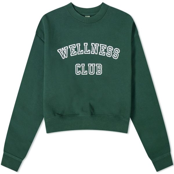 Sporty & Rich Wellness Club Cropped Sweat