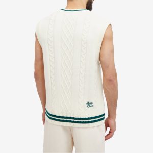 about:blank Cable Knit Vest