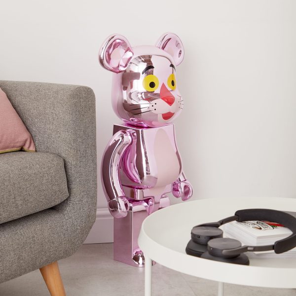 Medicom Be@rbrick Pink Panther Chrome