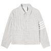 Thom Browne 4 Bar Stripe Seersucker Jacket