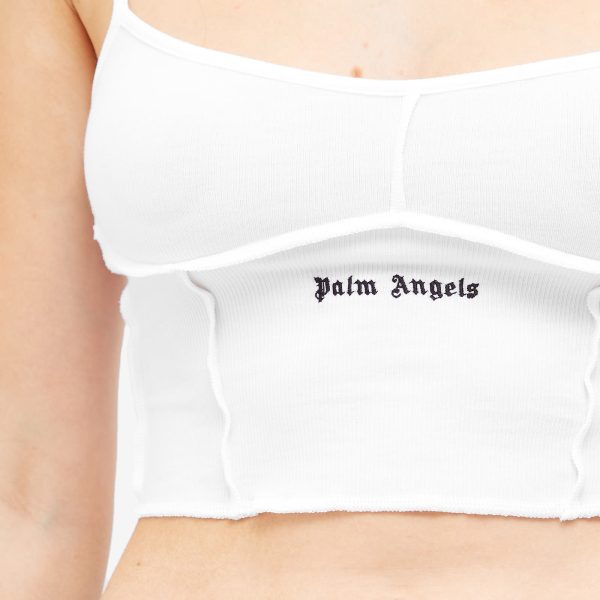 Palm Angels Classic Logo Rib Vest Top