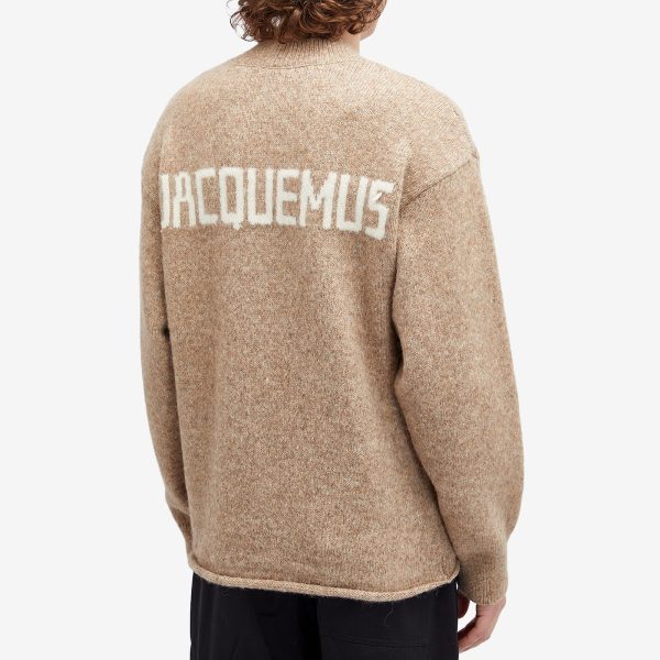 Jacquemus Back Logo Crew Jumper